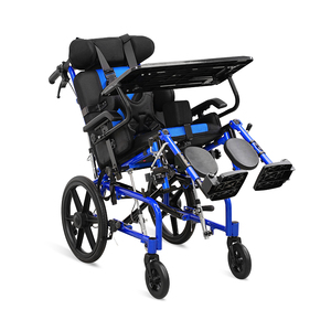 कंकाल 691 विकलांग बुजुर्ग बैकरेस्ट एडजस्टेबल मैनुअल व्हीलचेयर भोजन ट्रे के साथ - Product Image 3