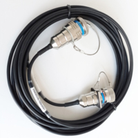 Connecteurs circulaires standard de la série ZLTC D38999 Assemblage de câble à fibre optique à 4 cœurs