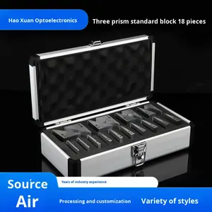 Hao Xuan oftalmik Strabismus prizma seti muayene düzeltme çok açılı kama Lens standart blok 18-Piece Metal yüksek - Product Image 5