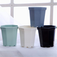 Pots à fleurs miniatures en plastique de 7 cm, pots européens pour plantes d'intérieur/extérieur, pots sur pied pour jardinage domestique, pots de pépinière pour succulentes