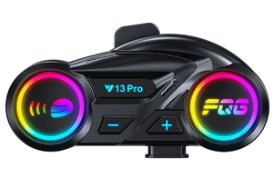 Auriculares Inalámbricos para Motocicleta con Chip 6.0, Super Larga Duración en Espera, Manos Libres, Impermeables, con Filtro de Ruido del Viento y Radio FM - Product Image 2