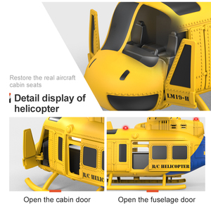 Nuevo Helicóptero RC SJY-LM19-H de 3.5 Canales con Control Remoto 2.4G, Tres Velocidades, Vuelo Estable, Operación Sencilla, Educación Científica, Hobby - Product Image 2