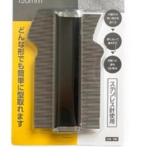 Yamano Contour <b>Gauge</b> CG-150 Stainless Steel 150x84x18mm For Wood Metal Arc Measurement Japan Made - Product Image 2