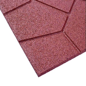 Ubin karet taman terkait karet bata pelapis untuk jalan luar ruangan - Product Image 3