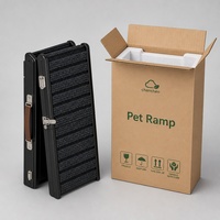 Rampe pour animaux de compagnie à hauteur réglable pour chiens âgés, antidérapante, pour lit, canapé, voiture, SUV, pliable, facile à transporter et à ranger