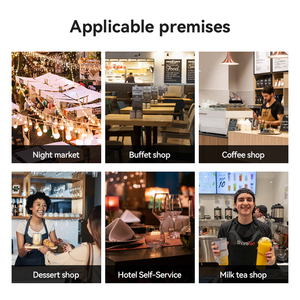 Bubble Boba Milk Tea <b>Cup</b> Sealer Machine <b>Plastic</b> PP Paper <b>Cups</b> Juice <b>Drinks</b> Electric Automatic <b>Cup</b> Sealing Machine - Product Image 6