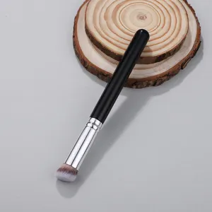 Một Mảnh Màu Đen Biểu Tượng Tùy Chỉnh Xiên Vòng Top Dày đặc Tóc Duy Nhất Pha Trộn Make up Kem Che Khuyết Điểm Bàn Chải Nhãn Hiệu Riêng