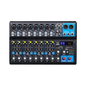 ISong AG Series 99DPS Console de mixage numérique EQ Blueteeth USB 48V Live Performance Audio Mixer Professional Mesa de Som 10 Canal