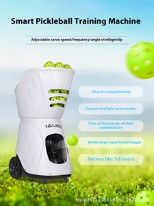 Pickball tự động phục vụ máy, di động cho thực hành chơi đơn và đi kèm thực hành đánh giá hàng đầu pickleball - Product Image 2