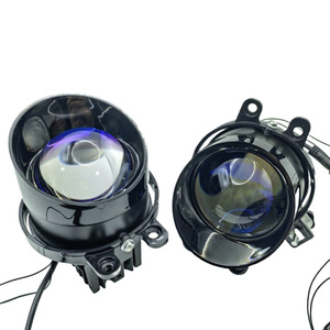 Projecteur Bi-LED 3.0 pouces en gros avec lentille bleue, contrôle par application, couleur 3000K-10000K, <span class=keywords><strong>phare</strong></span> antibrouillard 70W, lentille de projecteur bi-LED pour antibrouillard - Product Image 4