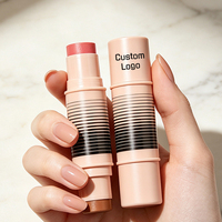 Stick Blush Bronze Maquillage en Gros OEM Crème Double Tête Crème Stick Bronzant Sans Traces Sans Agglomération Multi-Usages pour le Visage