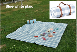 Couverture de pique-nique imperméable pour l'extérieur, <span class=keywords><strong>tapis</strong></span> de <span class=keywords><strong>plage</strong></span> extra large Oeko-tex, <span class=keywords><strong>tapis</strong></span> de pique-nique <span class=keywords><strong>pliable</strong></span> portable à carreaux - Product Image 3