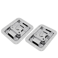 Vente directe d'usine de matériel de serrure à bagages à ressort Serrures de boîtier d'aviation à pression moyenne Serrures papillon plates Boucles de boîtier