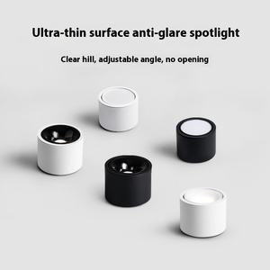 चारों ओर उच्च चमक सतह माउंट सभी एल्यूमीनियम एंटी-ग्लेयर इनडोर प्रकाश स्पॉटलाइट - Product Image 3