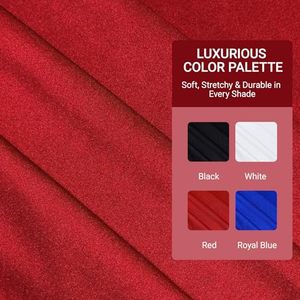 59 Inch 82% Nylon 18% Spandex Fabric 167.35 GSM Shiny 4 Way Stretch For Swimwear Sportswear Dance Yoga Wear - Product Image 2
