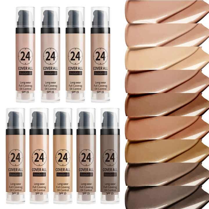 Private Label Hot Selling Liquid Foundation Matte Longlasting Full