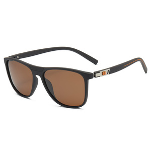 Men Fashion Polarized Sunglasses Rectangle Full Rim UV400 Outdoor Sports Glasses <b>Spring</b> <b>Hinges</b> - Product Image 2