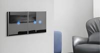 Panneau d'interrupteur mural tactile LED en verre trempé sérigraphié personnalisé pour maison intelligente, hôtel, extérieur, salle de sport, salle de bain