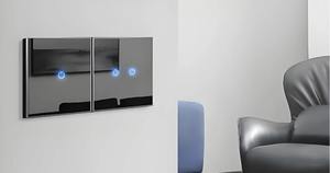 Customized Tempered Screen Printed Glass LED Light Touch Wall Switch Panel Smart Home Hotel Smart Touch Outdoor Gym Bathroom - Product Image 2