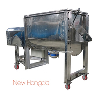 Mélangeur à ruban de petite taille haute capacité de 50 kg, mélangeur de poudre détergente avec pulvérisateur liquide, machine CE à vendre 100 kg