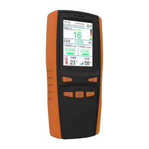 Hot selling Multi Function Lcd Screen Co2 Pm2.5 Portable Handheld Carbon Dioxid Monitor Co2 Gas Air Quality Detector