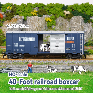 Vagón Refrigerado a Escala HO 1:87 Altamente Detallado para Aficionados a Ferromodelismo y Constructores de Maquetas - Product Image 2