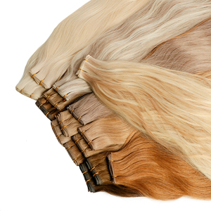 Extensions de cheveux européens Remy Invisible Genius/Hybrid Weft d'un seul donneur Genius Wefts - Product Image 2