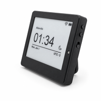 Kylendar Mini Calendrier de bureau intelligent E-Ink 4,2 pouces avec écran papier souple pour table de chevet, affichage de la météo, de l'heure et des notes, affichage quotidien sans éclat pour chevet
