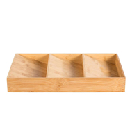Vente en gros de tiroir à épices en bambou à 3 niveaux, étagère à épices pour rangement et organisateurs de cuisine