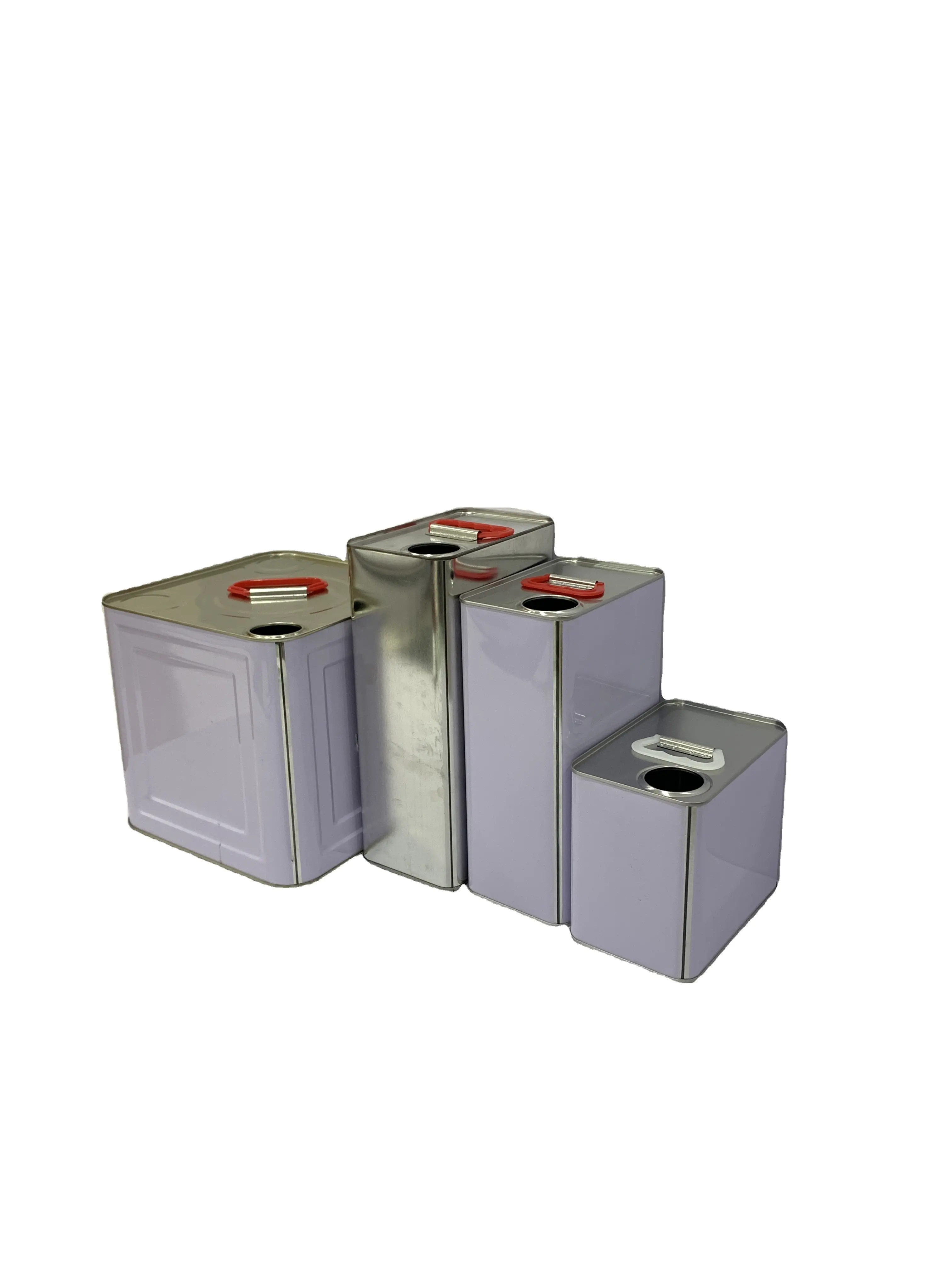 Персонализированные прямоугольные металлические банки 3L-10L для краски и химической упаковки