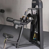 Appareil Commercial de Musculation Abdominale et d'Extension Dorsale à Poids, Modèle Ran Ao 6366, Chargeur Moyen, Garantie 5 Ans