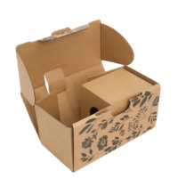 Caja de Embalaje Personalizada para Floreros, Caja Corrugada para Entrega de Floreros, Caja Impresa para Floreros