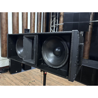 Altavoz de sonido fuerte Dual 12 pulgadas Altavoz de matriz de línea bidireccional Equipo de sonido de audio profesional Altavoces de sistema de sonido