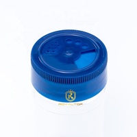 Vente en gros de bouteilles d'assaisonnement en plastique de qualité alimentaire de 3.5oz 5oz 10oz Récipient à épices avec couvercle en PP pour sel, poivre et poudre de chili