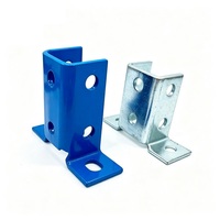 Supports de montage de panneaux solaires en acier au carbone Q235 revêtu, avec conception structurelle pour les systèmes photovoltaïques sur toits plats