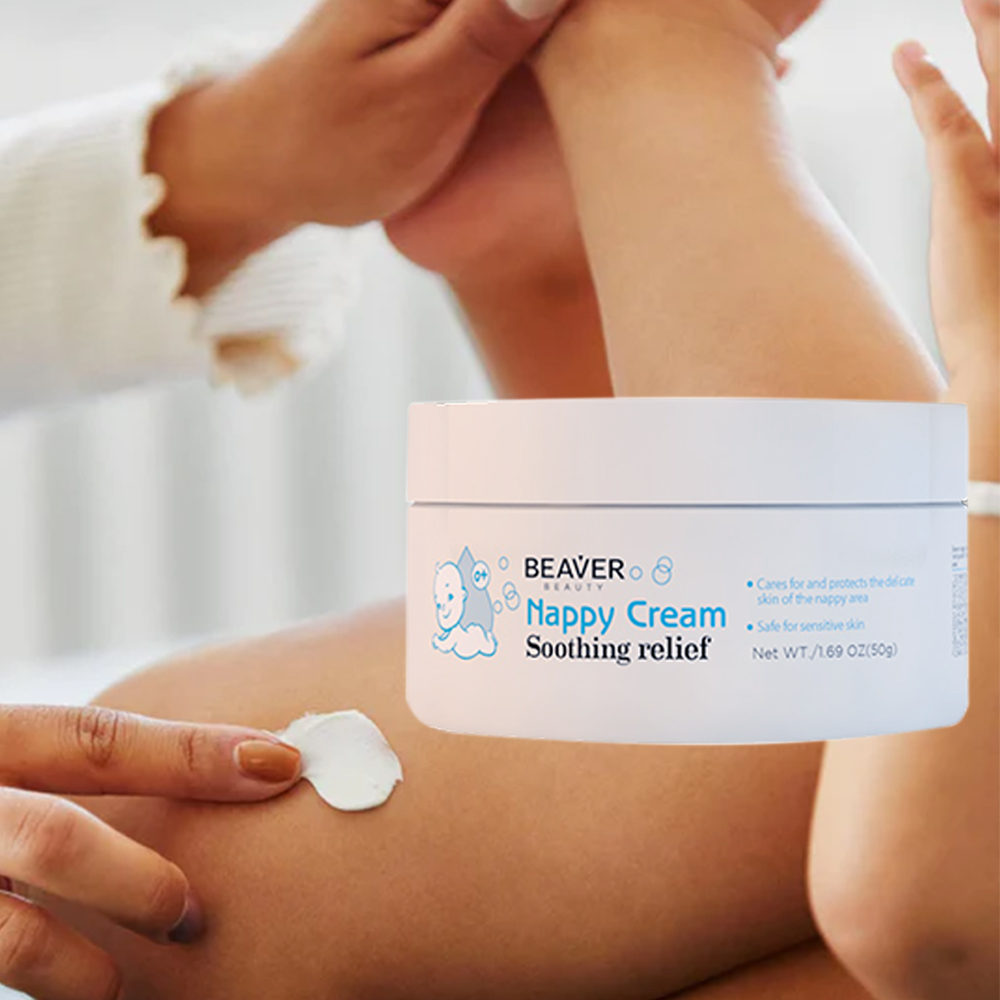 BEAVER, уход за кожей ребенка, гипоаллергенная защита, натуральные детские подгузники, крем