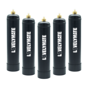 Cilindro de Gas CO2 de Aluminio Lovelymate, 450 Bar, Uso Industrial, Negro, con Válvula de Latón - Product Image 4
