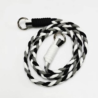 Cordon de téléphone portable en polyester, nylon, coton pp, double tressé, épais, bandoulière, corde, 8mm, chaîne, porte-clés, lanière en macramé