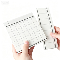 DOMIKEE Bloc-notes de bureau classique format poche pour étudiants, papeterie scolaire et de bureau, 100 feuilles à feuilles mobiles pour écrire des notes