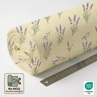 Tissu en mélange de lin et de coton biologique pour chemises, qualité export, tissu imprimé au mètre pour la décoration intérieure et les vêtements