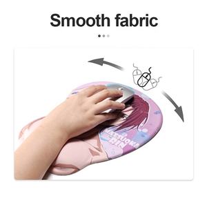 แผ่นรองเมาส์ 3 มิติ ลายโจโจ้ เทกีลา เกิร์ล อนิเมะ หน้าอก แผ่นรองเมาส์พร้อมที่พักข้อมือ ซิลิโคน แผ่นรองเล่นเกม แผ่นรองเมาส์เจล สำหรับสำนักงานและบ้าน - Product Image 4