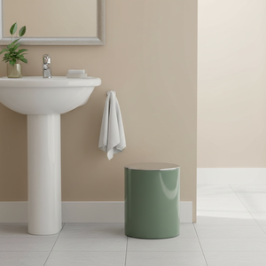 Cestino per Rifiuti in Plastica Rotondo AKO 5.5L Verde Scuro - Product Image 3