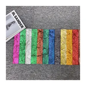 Manufactured hot sale mixed metal tile electroplating bricks marble tiles silver silk stone tiles for indoor bar hotel