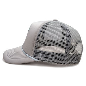 Gorra Trucker con Logotipo Personalizado, Diseño de Oso Vaquero del Oeste, Malla Gráfica Color Menta, Cierre a Presión, para Hombres, Deportes al Aire Libre - Product Image 5