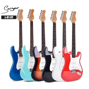 Factory OEM Custom high quality Multicolor entry-level beginner S-style electric guitar lead guitar with 22 frets