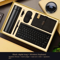 Yüksek Kaliteli Kurumsal Promosyon Hediyelik Eşyalar Vakumlu Termos USB Bellek Kalem Klavye Hoparlör Mouse Hediye Seti Ofis İçin