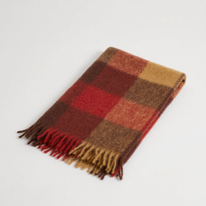 Dahai Thiết Kế Mới 100% Lambswool Dệt Chăn Chăn Len Chăn Cho Mùa Đông Với Fringe Chăn - Product Image 3