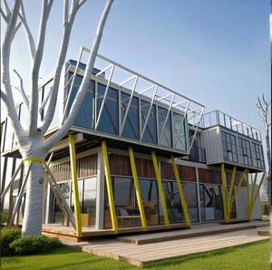 Đa chức năng mô-đun 40ft & 80-sqm thép container nhà prefabs với các tùy chọn năng lượng mặt trời để sử dụng nhà - Product Image 6