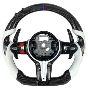 Volante Deportivo Manual con Calefacción y Vibración para <span class=keywords><strong>BMW</strong></span>, Modelos F01, F06, F10, F11, F15, F20, F21, F22, F30, F31, F32, F36, <span class=keywords><strong>Precio</strong></span> de Fábrica YLC - Product Image 3