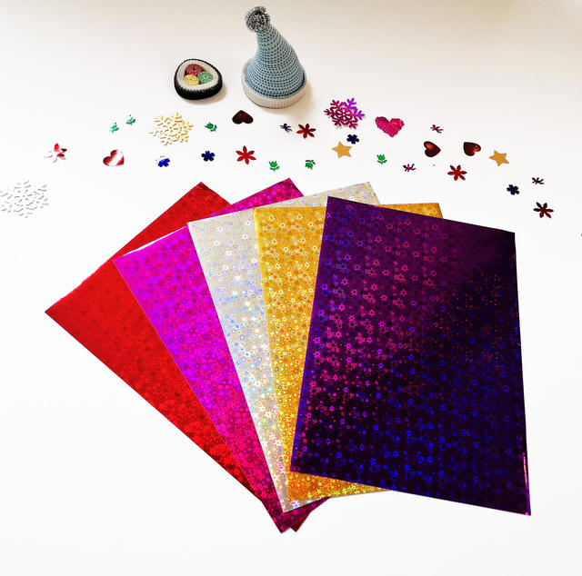 Holographic Paper Cardboard Metallic Laser Paper Cardboard